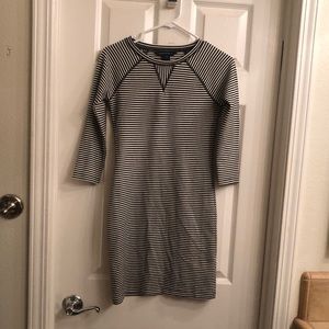 French Connection striped shirt dress